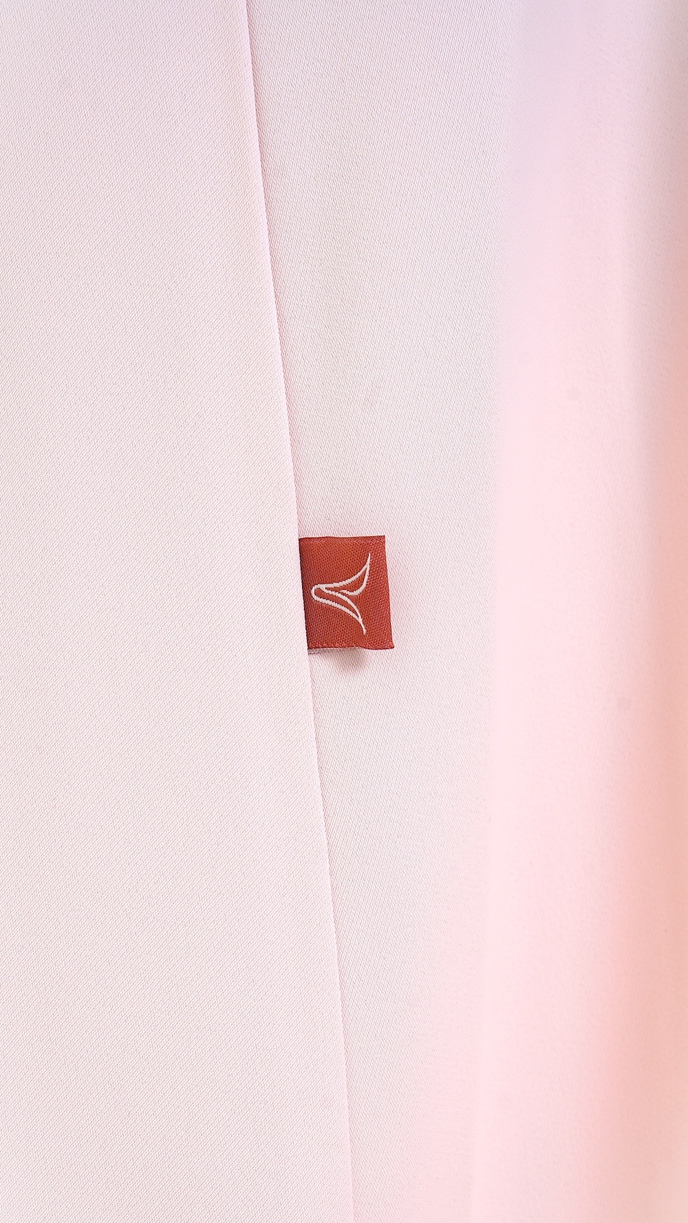 Baby Pink Ella Crepe Abaya with Pockets - Image 6