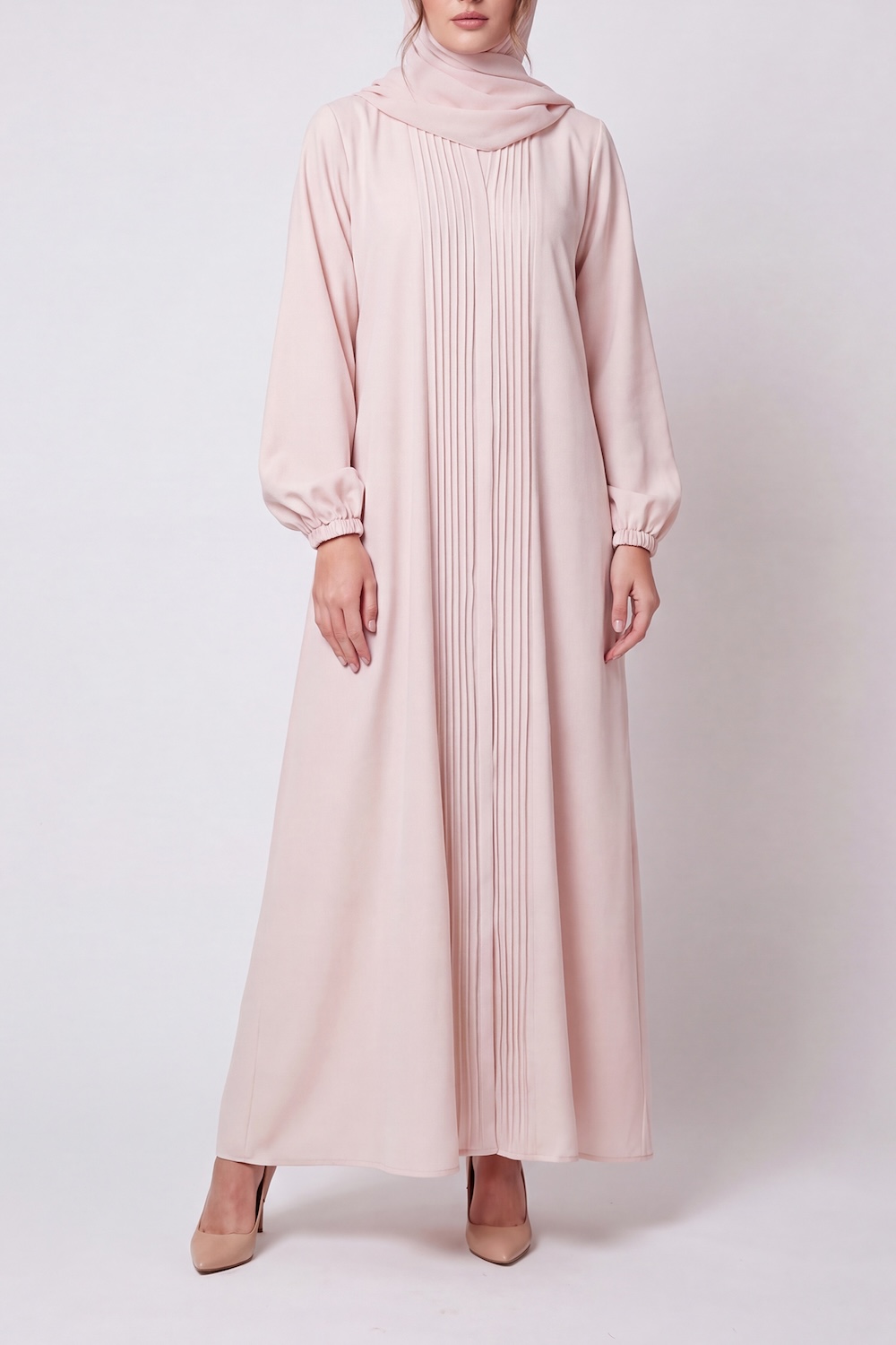 Pearl beige Vietnam Barbie Abaya