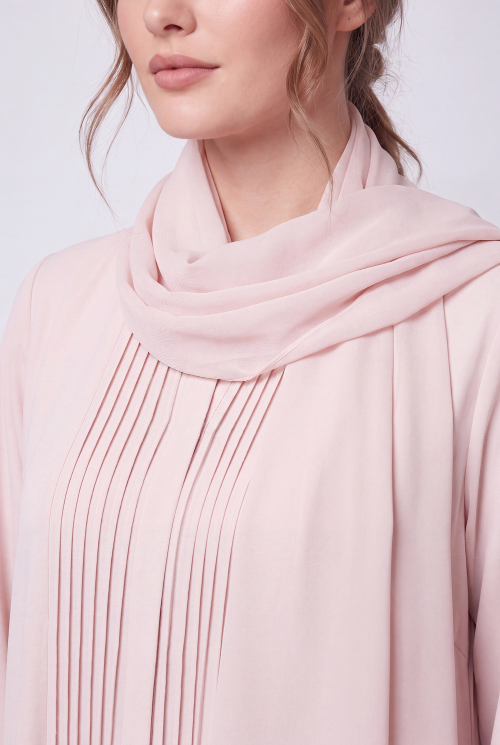 Pearl beige Vietnam Barbie Abaya - Image 3