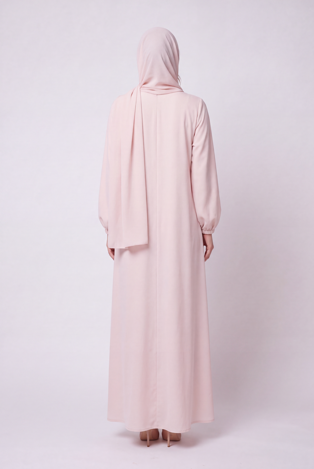 Pearl beige Vietnam Barbie Abaya - Image 5